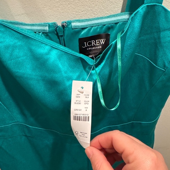 NWT J.Crew Collection Jewel Cocktail Dress Size 8 - Picture 4 of 7